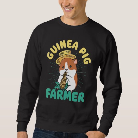 Cutie Guinea Pig Farmer Pig Owner Animals Cavy Pet Trui (Voorkant)