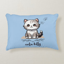 Cutie Kat Accent Pillow Accent Kussen