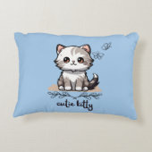 Cutie Kat Accent Pillow Accent Kussen (Achterkant)