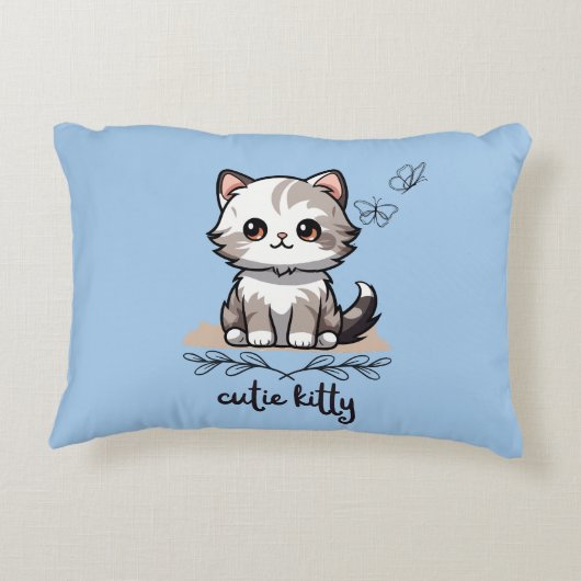 Cutie Kat Accent Pillow Accent Kussen (Achterkant)
