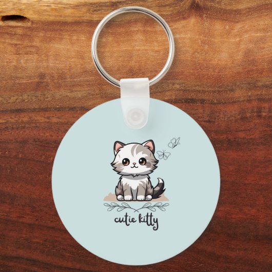 Cutie-Kat Sleutelhanger (Achterkant)