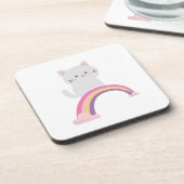 Cutie Kitten Cat Bier Onderzetter (Linkerzijde)