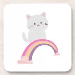 Cutie Kitten Cat Bier Onderzetter