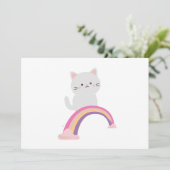 Cutie Kitten Cat Kaart (Staand voorkant)