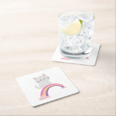 Cutie Kitten Cat Kartonnen Onderzetters (Insitu)