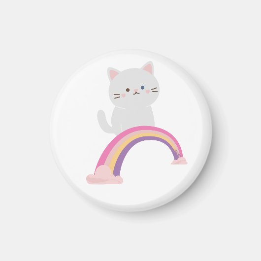Cutie Kitten Cat Magneet (Voorkant)