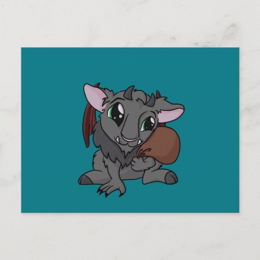 Cutie Krampus. Briefkaart (Voorkant)