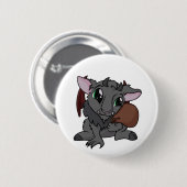 Cutie Krampus. Ronde Button 5,7 Cm (Voorkant /achterkant)