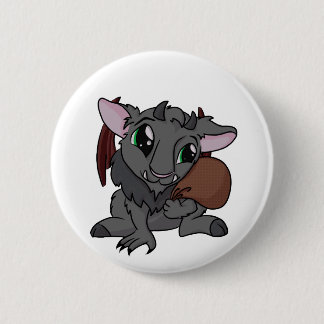 Cutie Krampus. Ronde Button 5,7 Cm