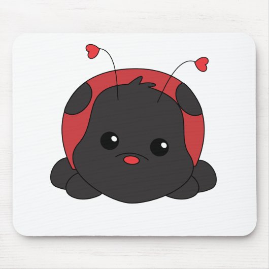 Cutie Lady Bug Muismat (Voorkant)