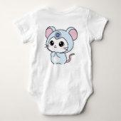 Cutie little mouse  romper (Achterkant)