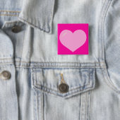 Cutie Love Vierkante Button 5,1 Cm (In situ)