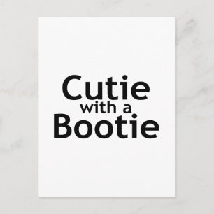 Cutie met een Bootie Briefkaart