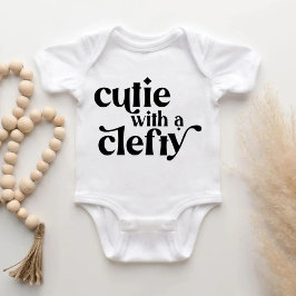 Cutie met een Clefty Baby Bodysuit Shirt