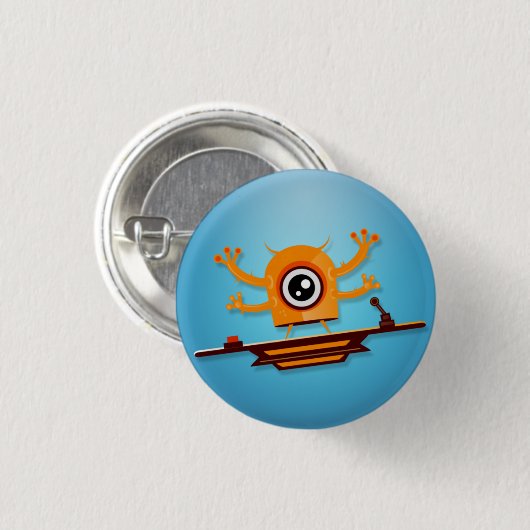 Cutie Monster Button (Voorkant /achterkant)