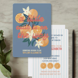 Cutie op de weg Baby shower Thema Kaart