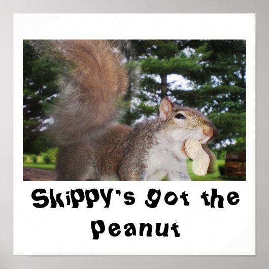 cutie patatootie, Skippy's got the peanut poster (Voorkant)