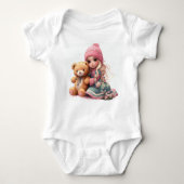 Cutie Patootie Bodysuits: Kleed je kleine lievelin Romper (Voorkant)