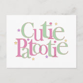 Cutie Patootie Briefkaart (Voorkant)