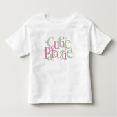 Cutie Patootie Kinder Shirts (Voorkant)