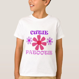 Cutie Patootie met Flowers T-shirt