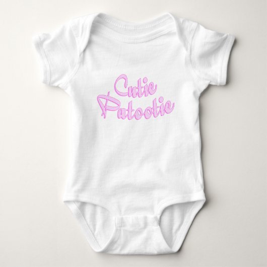 Cutie Patootie Romper (Voorkant)