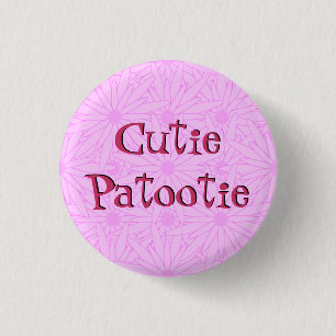 Cutie Patootie Ronde Button 3,2 Cm