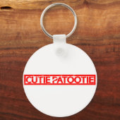 Cutie Patootie Stamp Sleutelhanger (Achterkant)
