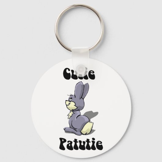 Cutie Patutie bunny Sleutelhanger (Voorkant)
