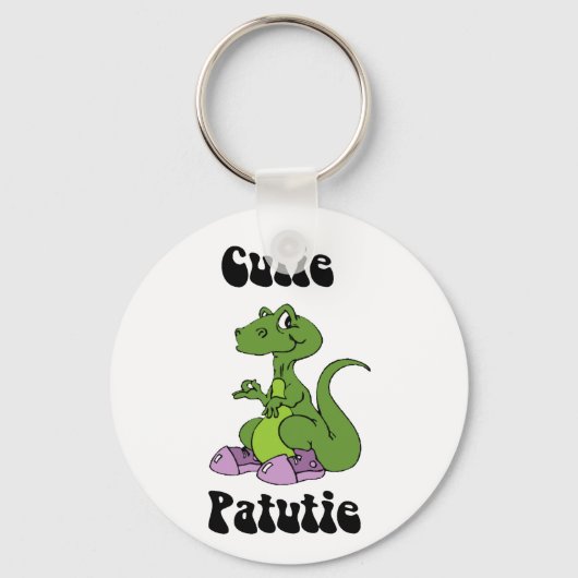 Cutie Patutie Dino Sleutelhanger (Voorkant)