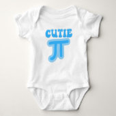 Cutie Pi - Cute Pie Day Baby Bodysuit (Voorkant)