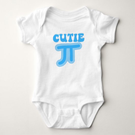 Cutie Pi - Cute Pie Day Baby Bodysuit (Voorkant)