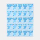 Cutie Pi - Cute Pie Day Fleece Blanket Deken (Voorkant)