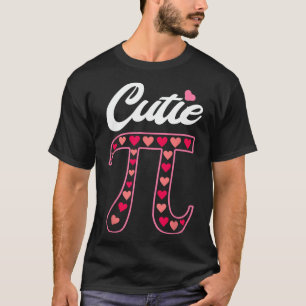 Cutie Pi-dag T-shirt 3.14159 Vrouwen Kinderen Mann