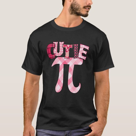 Cutie Pi Day 3 14 Math Teacher Geek Valentines Day T-shirt (Voorkant)