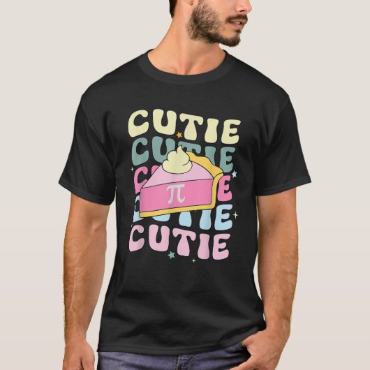 Cutie Pi Day Girls Coquette Bow Happy Pi Day Math  T-shirt (Voorkant)