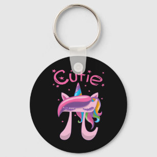 Cutie Pi Day Unicorn Girls Sleutelhanger