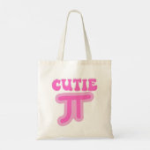 Cutie Pi - Funny Pi Day Tote Bag (Achterkant)