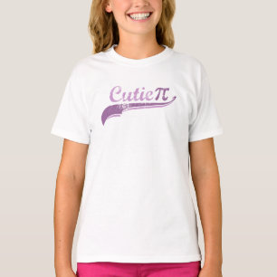 Cutie Pi Geek Meisje Grappig Swoosh T-shirt