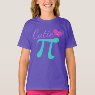Cutie Pi Leuke Pun Meisjes T-shirt