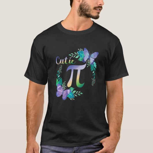 Cutie pi pi dag voor Wiskunde T-shirt (Voorkant)