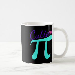 Cutie Pi - Schattigee Wiskunde Pun T-shirt voor Pi Koffiemok