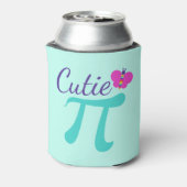 Cutie Pi Symbool Wiskunde Pun Blikjeskoeler (Blikje Achterkant)