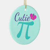 Cutie Pi Symbool Wiskunde Pun Keramisch Ornament (Rechts)