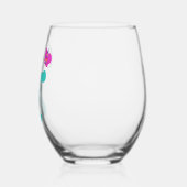 Cutie Pi Symbool Wiskunde Pun Wijnglas Zonder Voet (Links)