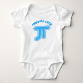 Cutie Pi van mama - Cute Pie Day Baby Bodysuit (Voorkant)