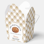 Cutie Pie Apple Pie Thanksgiving Baby shower Bedankdoosjes (Geopend)