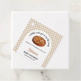 Cutie Pie Apple Pie Thanksgiving Baby shower Bedankjes Labels