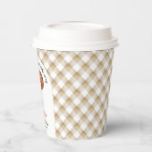 Cutie Pie Apple Pie Thanksgiving Baby shower Papieren Bekers (Links)