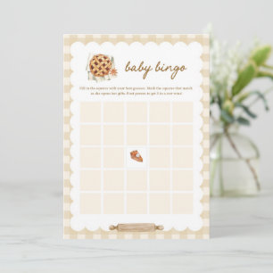 Cutie Pie Baby shower Baby Bingo Game Kaarten